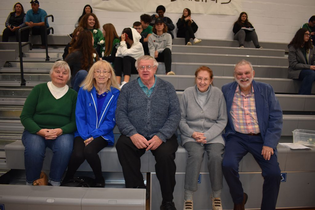 Members of the Class of 1970 at pep rally