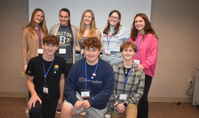 Herkimer students at Youth Summit
