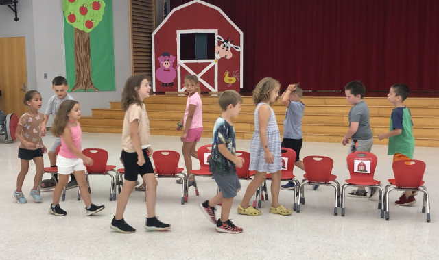 Musical chairs at summer school