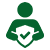 Data Privacy Icon 2 in dark green