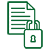 Data Privacy Icon 5 in dark green