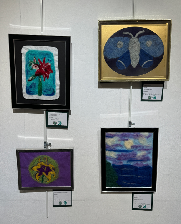 Herkimer artwork at art show