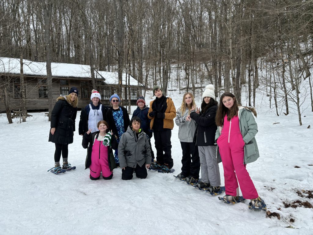 Sixth graders on field trip to Black River Education Center.