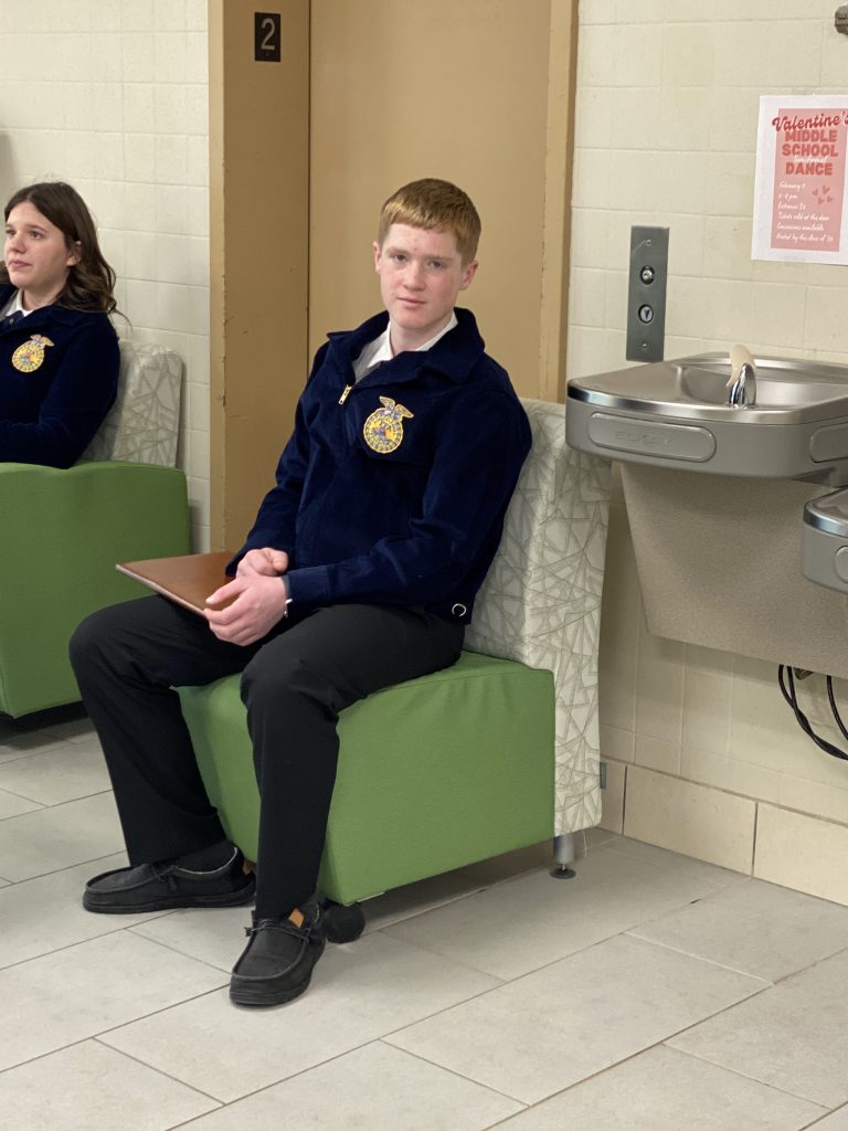 Herkimer FFA member at state leadership event and competition