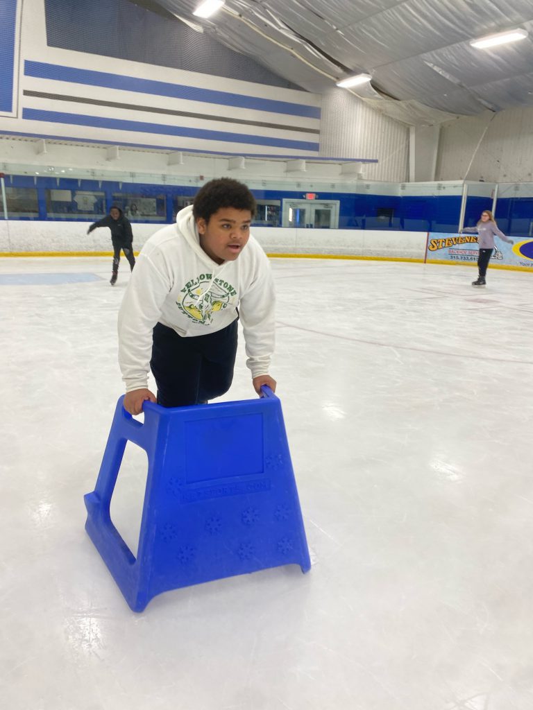 Seventh graders on field trip to Whitestown Ice Rink.