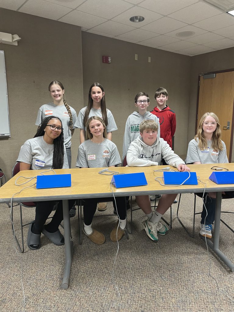 Herkimer Drug Quiz team members at the Herkimer County Drug Quiz Show