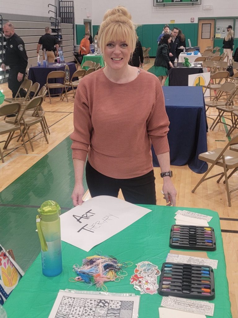 Heather Spanfelner at Herkimer CSD career day