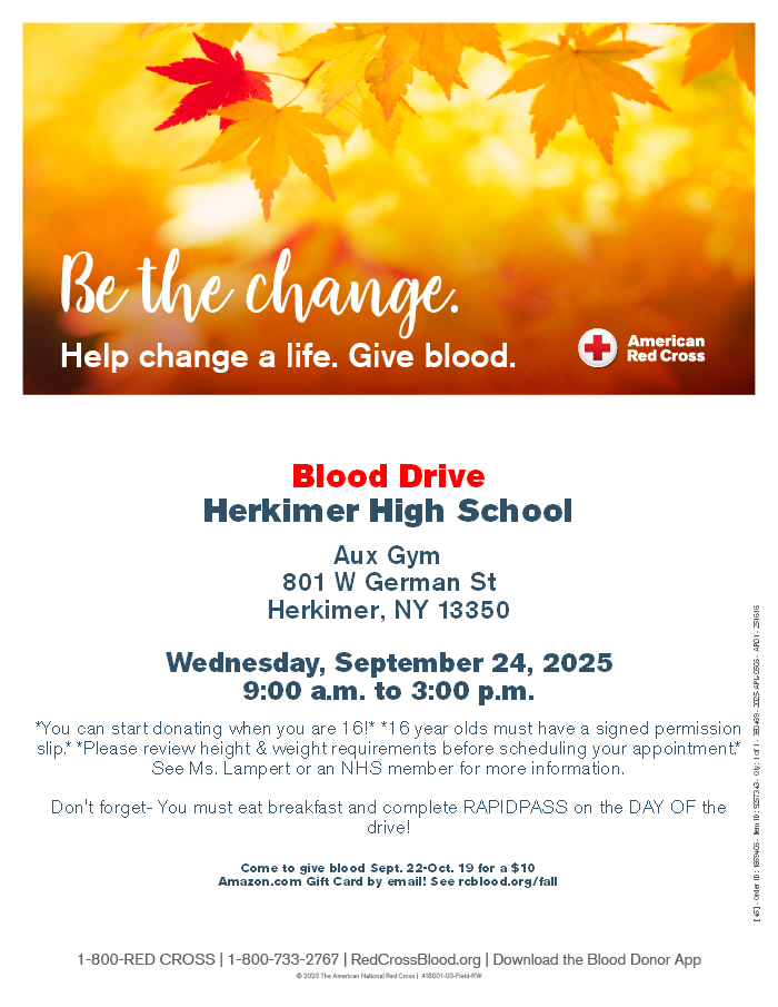 Red Cross flyer