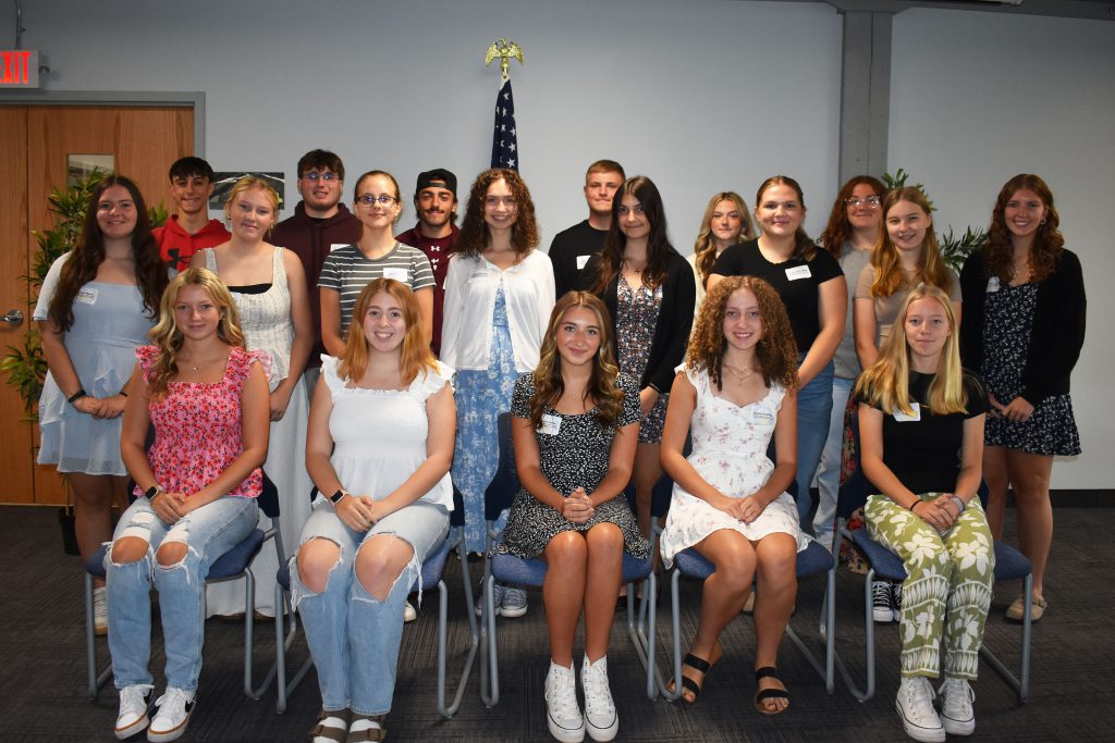Local student board members posing together