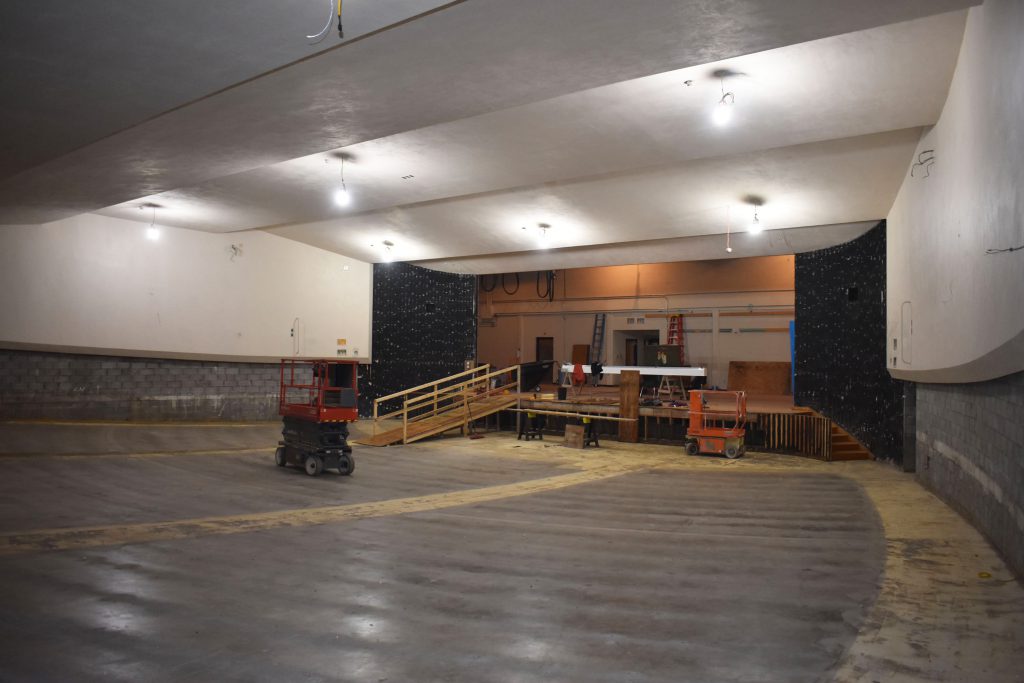 Empty auditorium under renovation