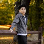 Johnny Xiao outside in front of trees